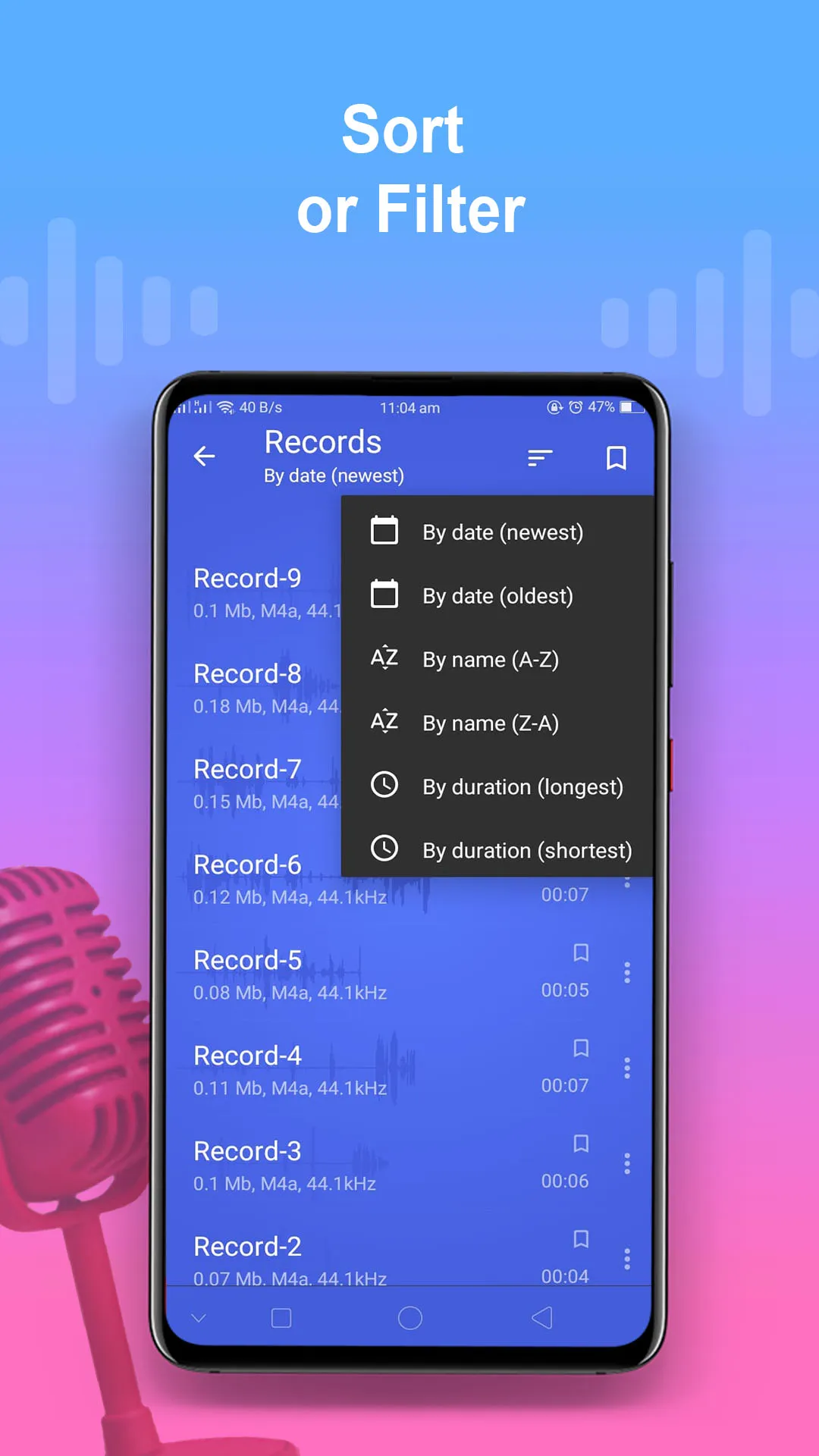 Voice Recorder – HD Sound | Indus Appstore | Screenshot