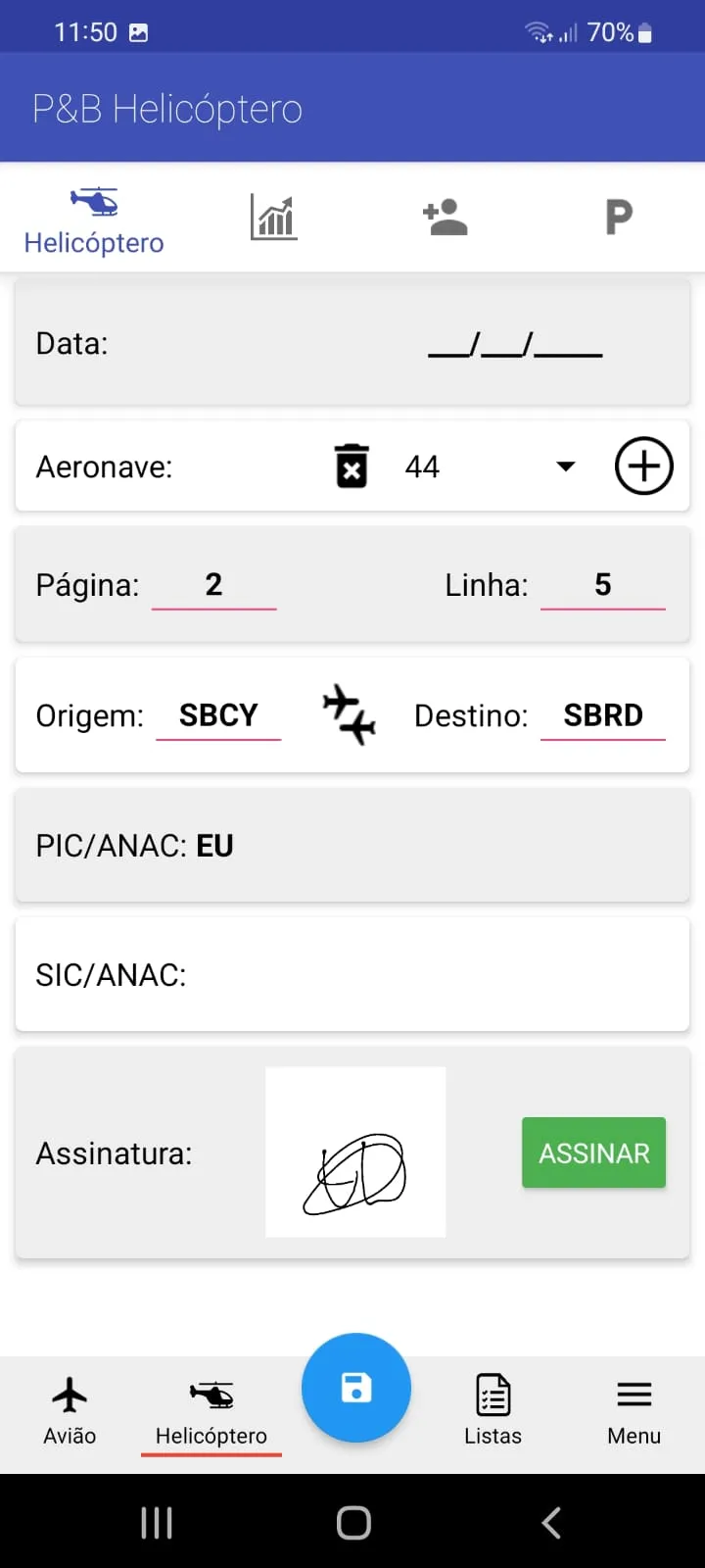 Aviação - Peso e Balanceamento | Indus Appstore | Screenshot