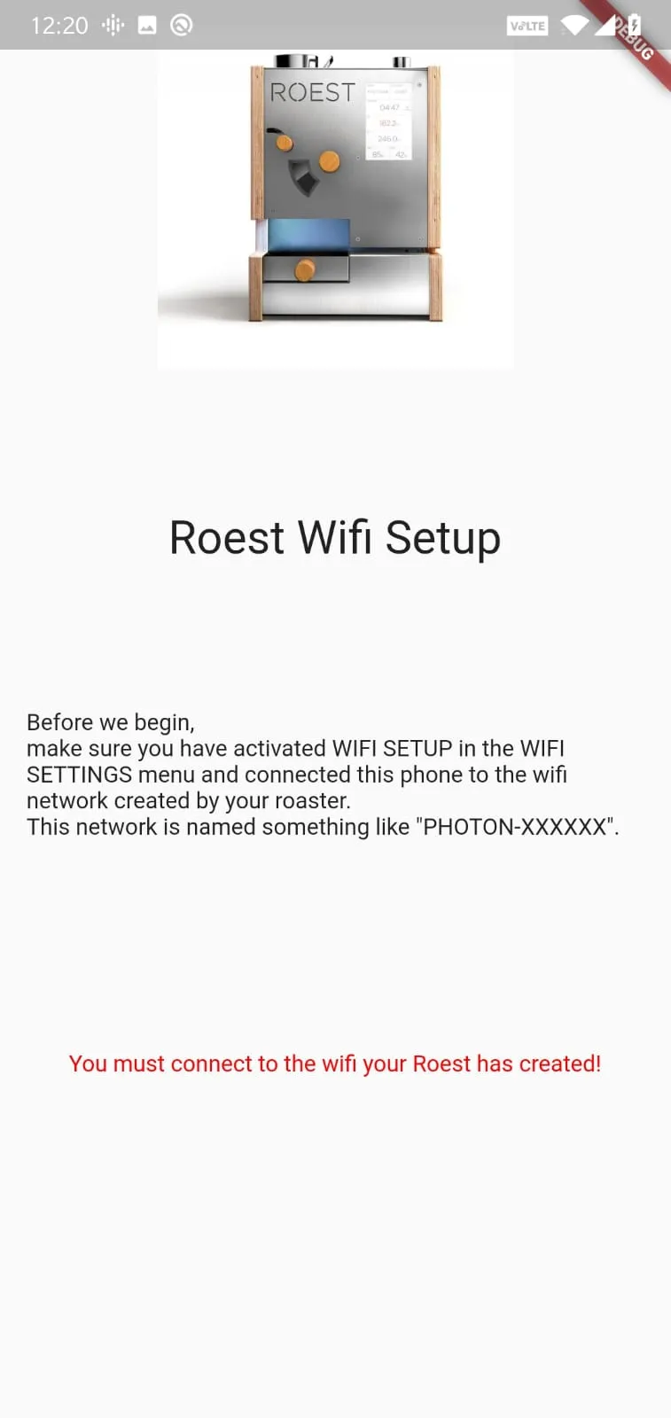 Roest Wifi Setup | Indus Appstore | Screenshot