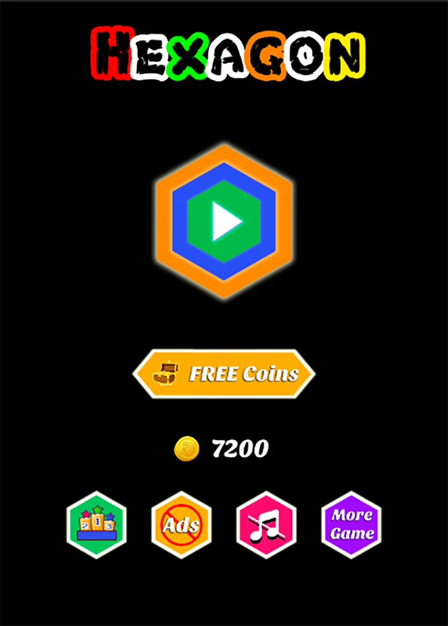 Hexagon - super hexagon, polyg | Indus Appstore | Screenshot