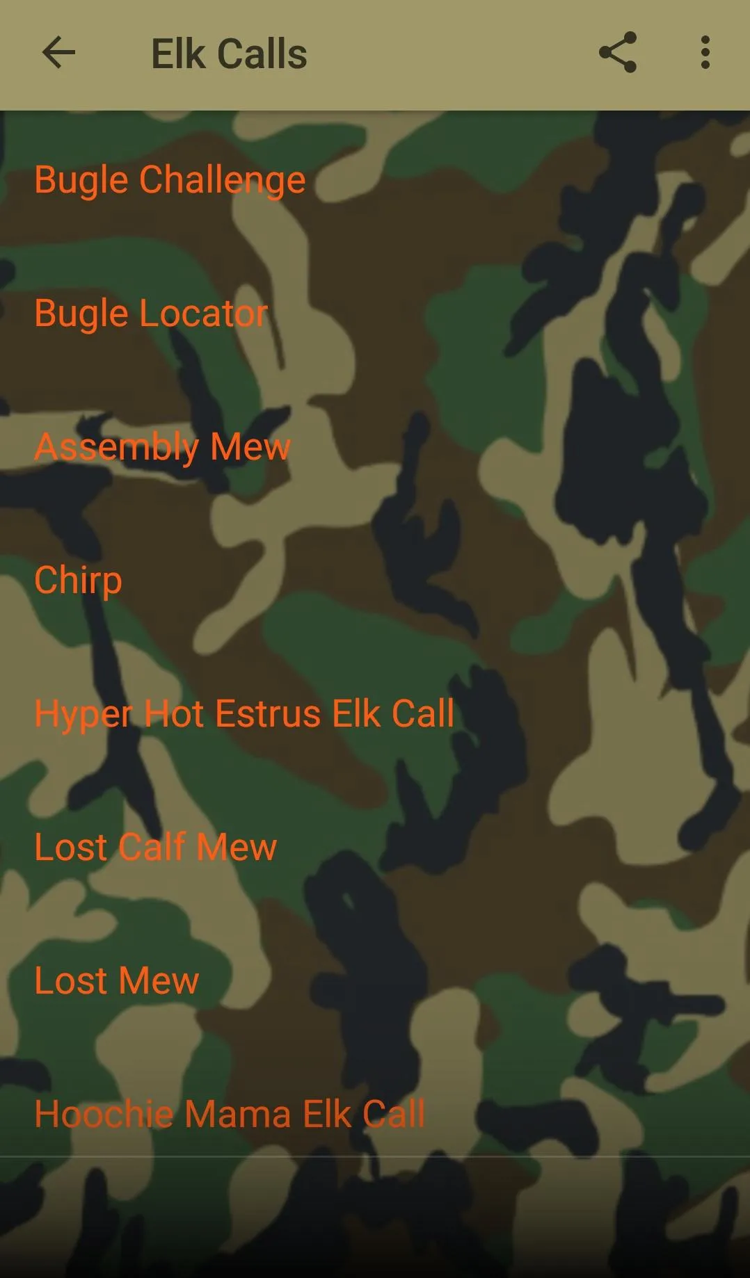 Elk Hunting Calls | Indus Appstore | Screenshot