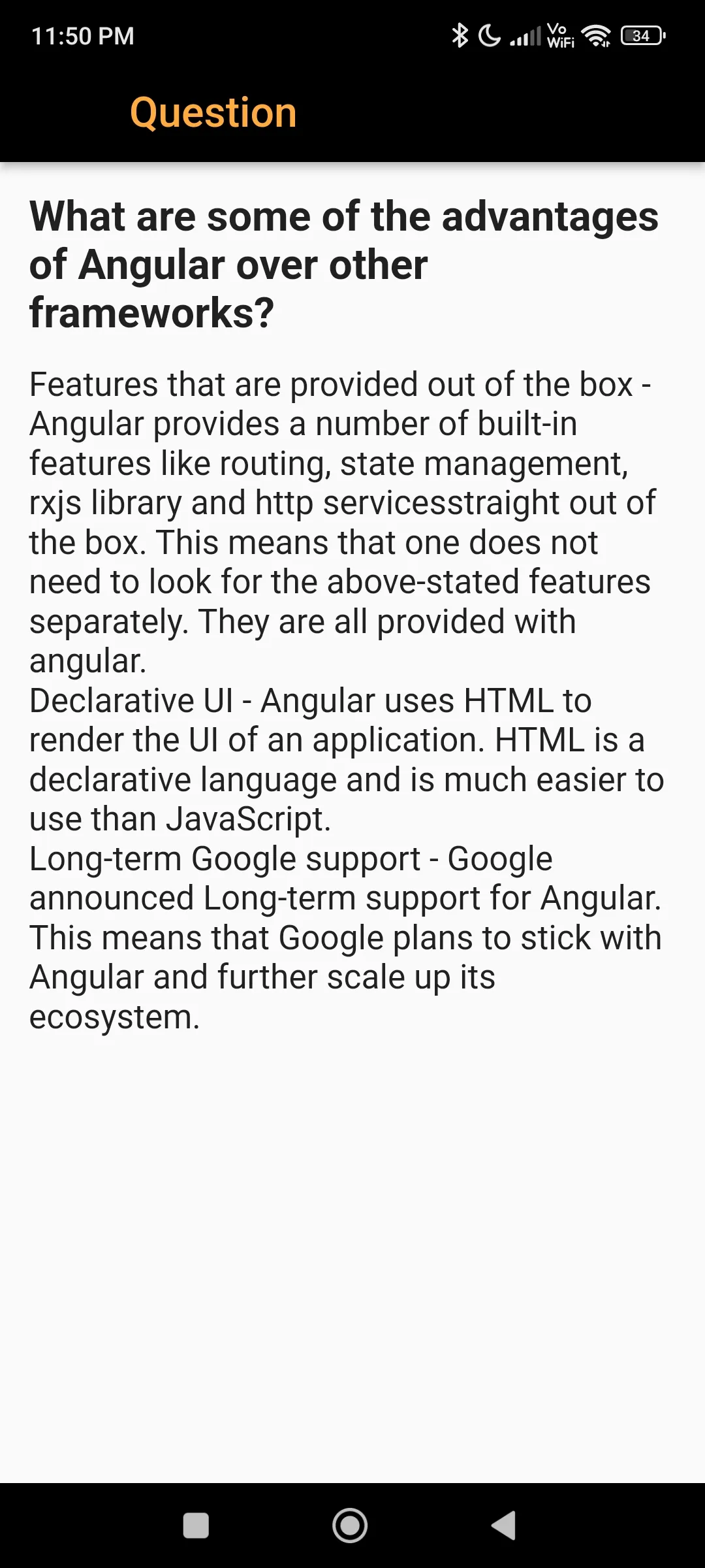 Angular Interview Question | Indus Appstore | Screenshot