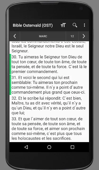 French Ostervald Bible (OST) | Indus Appstore | Screenshot