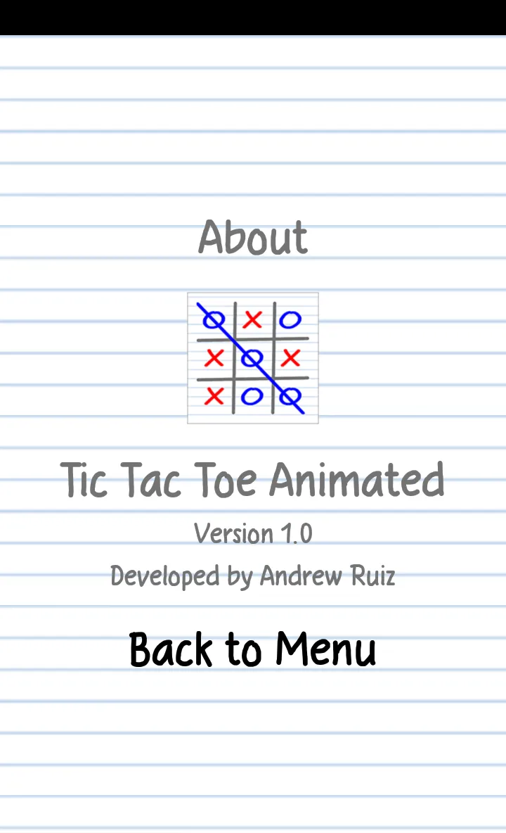 Animated Tic Tac Toe | Indus Appstore | Screenshot