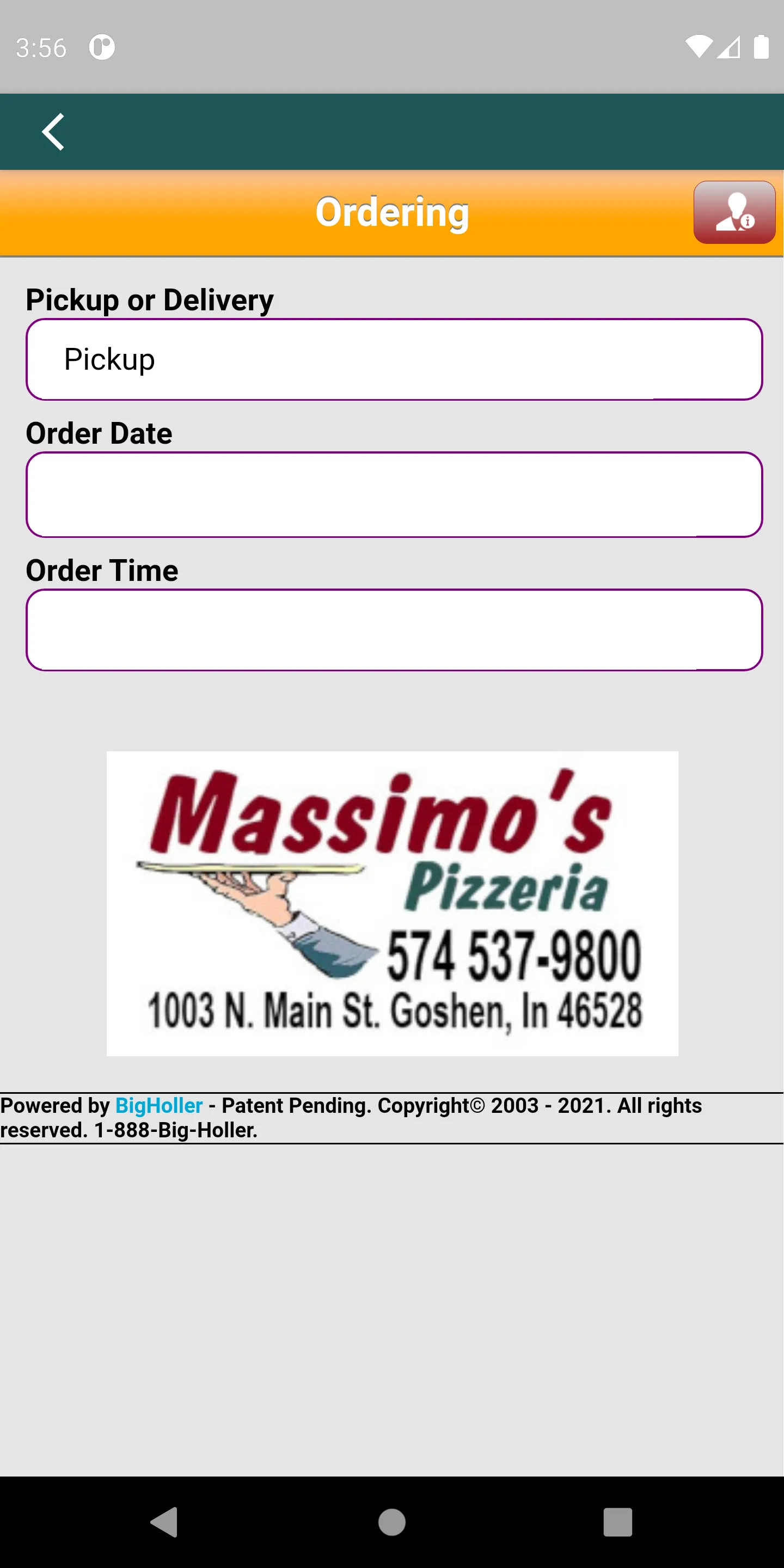 Massimo’s Pizzeria | Indus Appstore | Screenshot