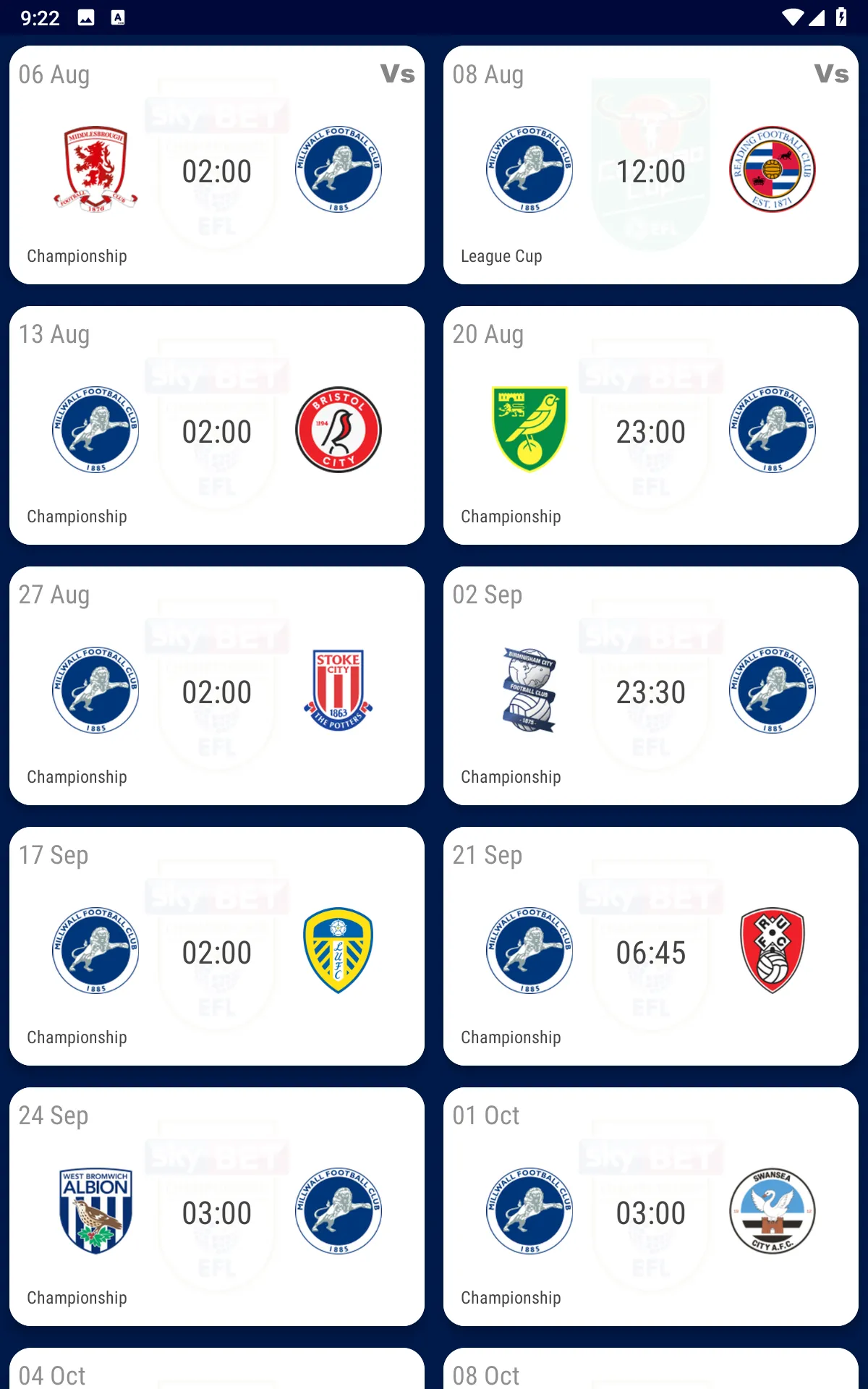 Millwall FC Fan App | Indus Appstore | Screenshot