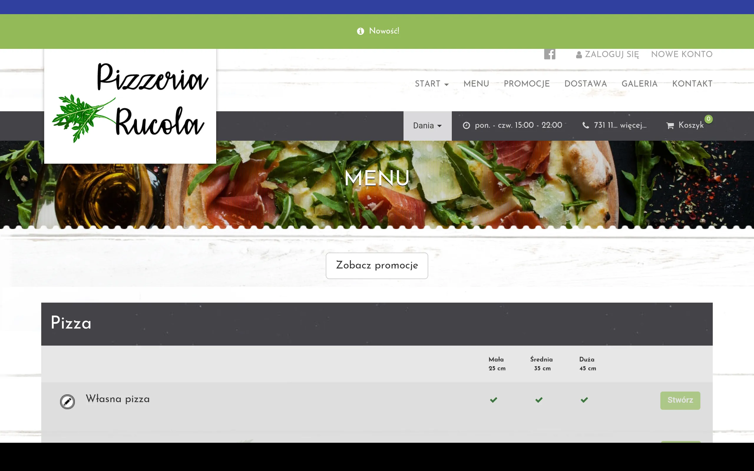 Pizzeria Rucola | Indus Appstore | Screenshot