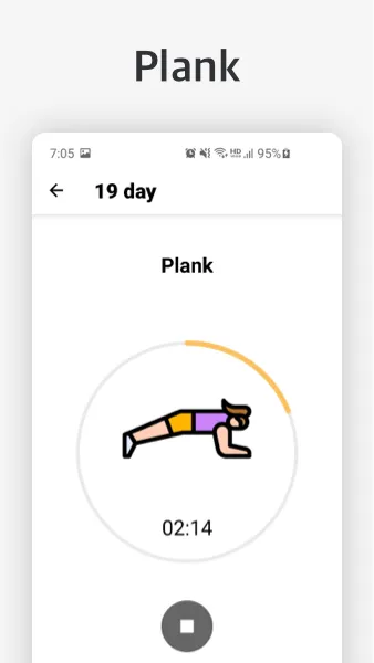 squat plank lunge challenge | Indus Appstore | Screenshot