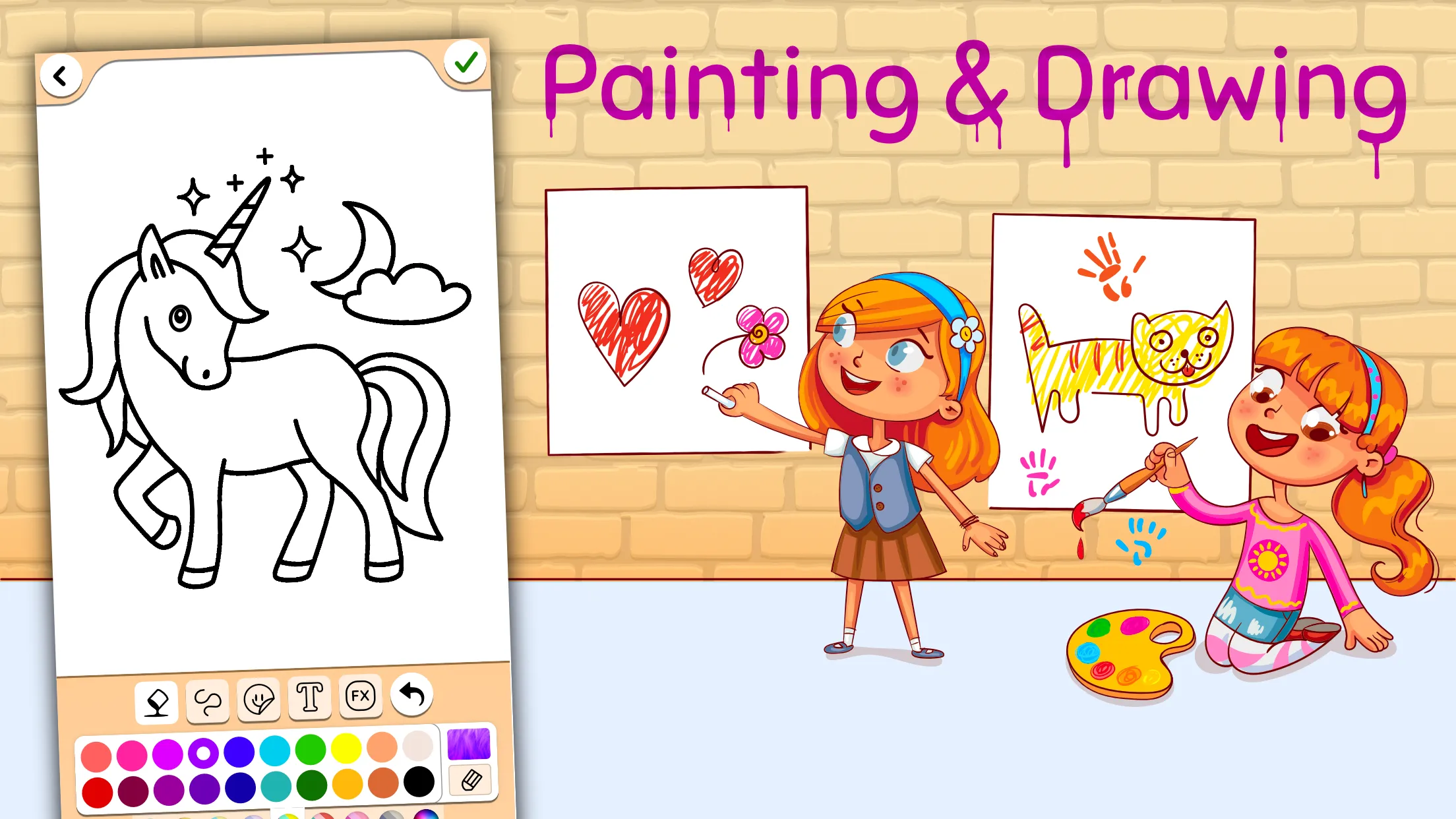 Painting and drawing game | Indus Appstore | Screenshot