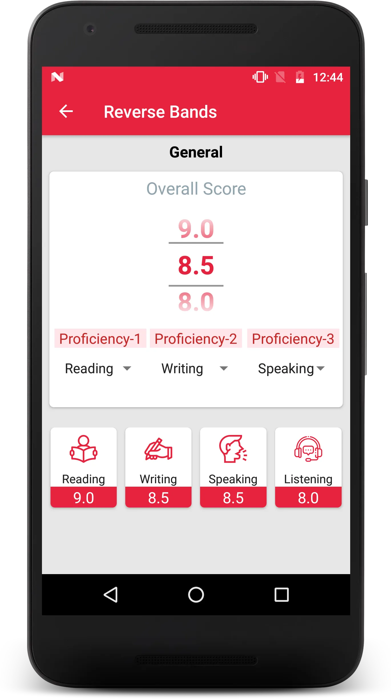 IELTS Band Score Calculator | Indus Appstore | Screenshot