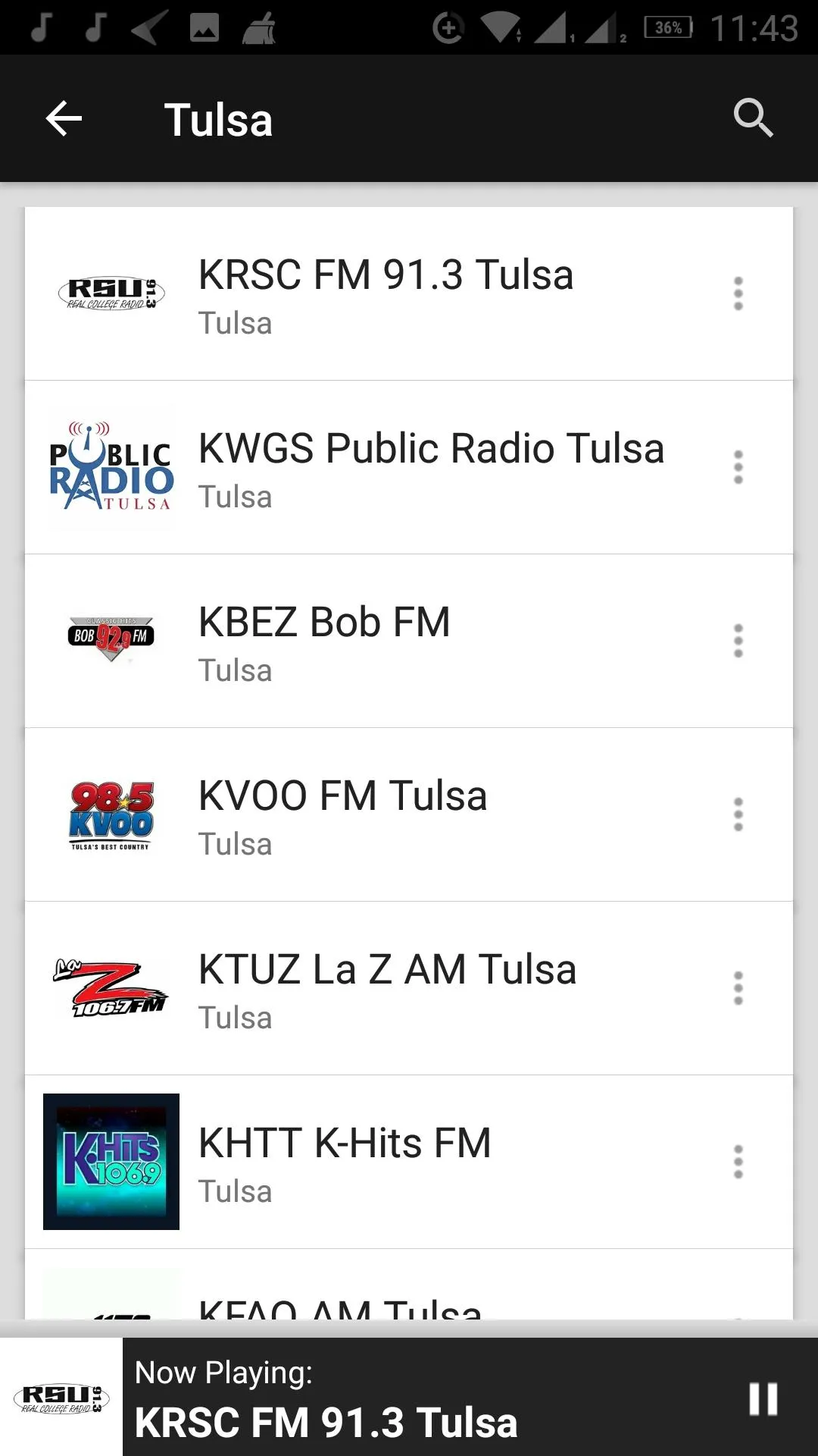 Oklahoma Radio Stations - USA | Indus Appstore | Screenshot