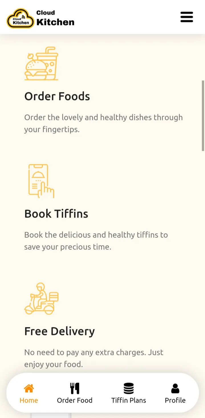 Cloud Kitchen - Dine Delicious | Indus Appstore | Screenshot