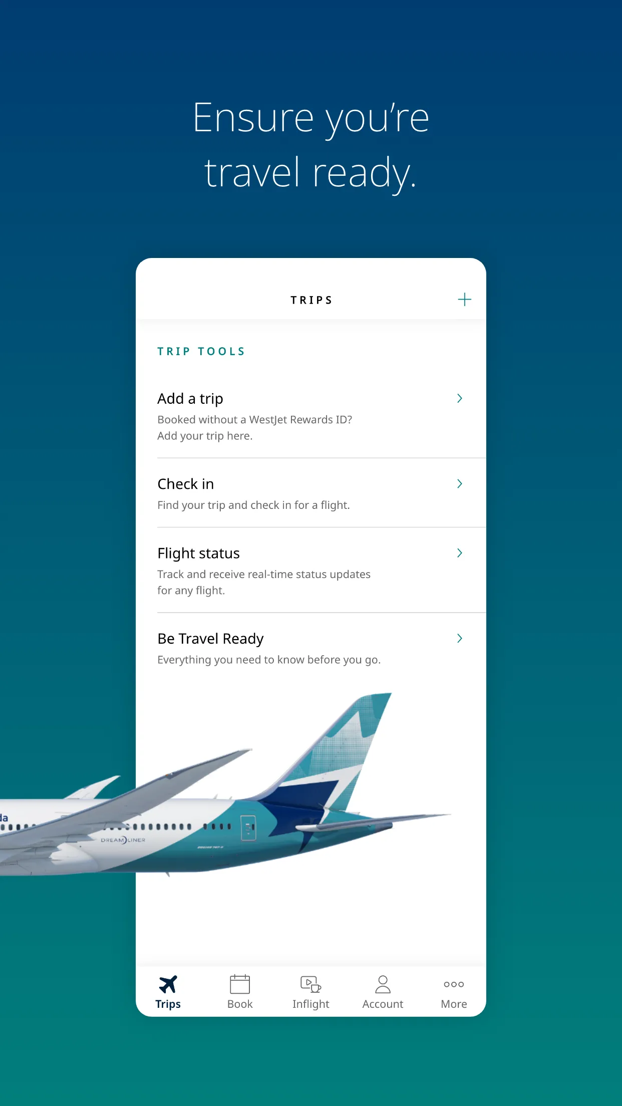 WestJet | Indus Appstore | Screenshot