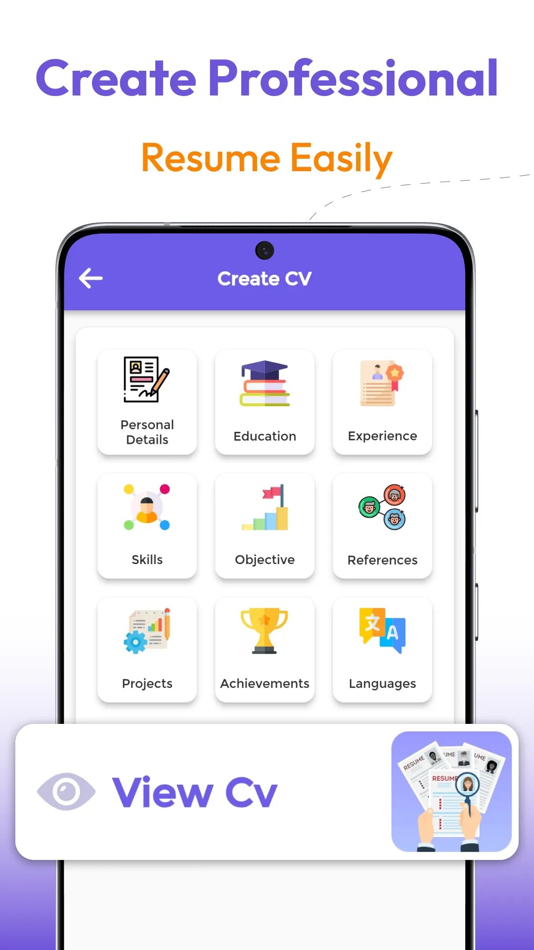 CV Maker & Resume PDF Convert | Indus Appstore | Screenshot