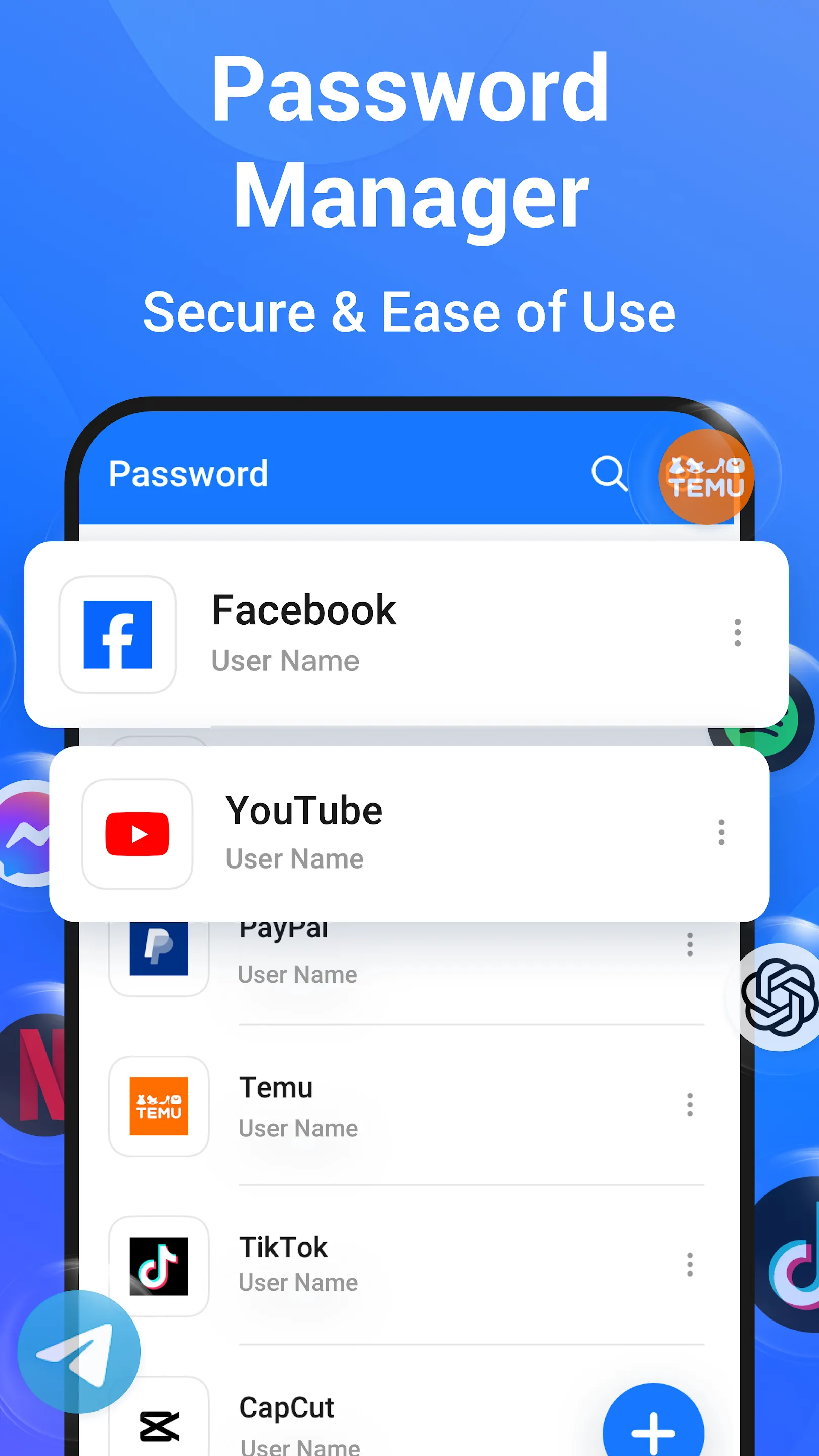 Authenticator: 2FA & Password | Indus Appstore | Screenshot