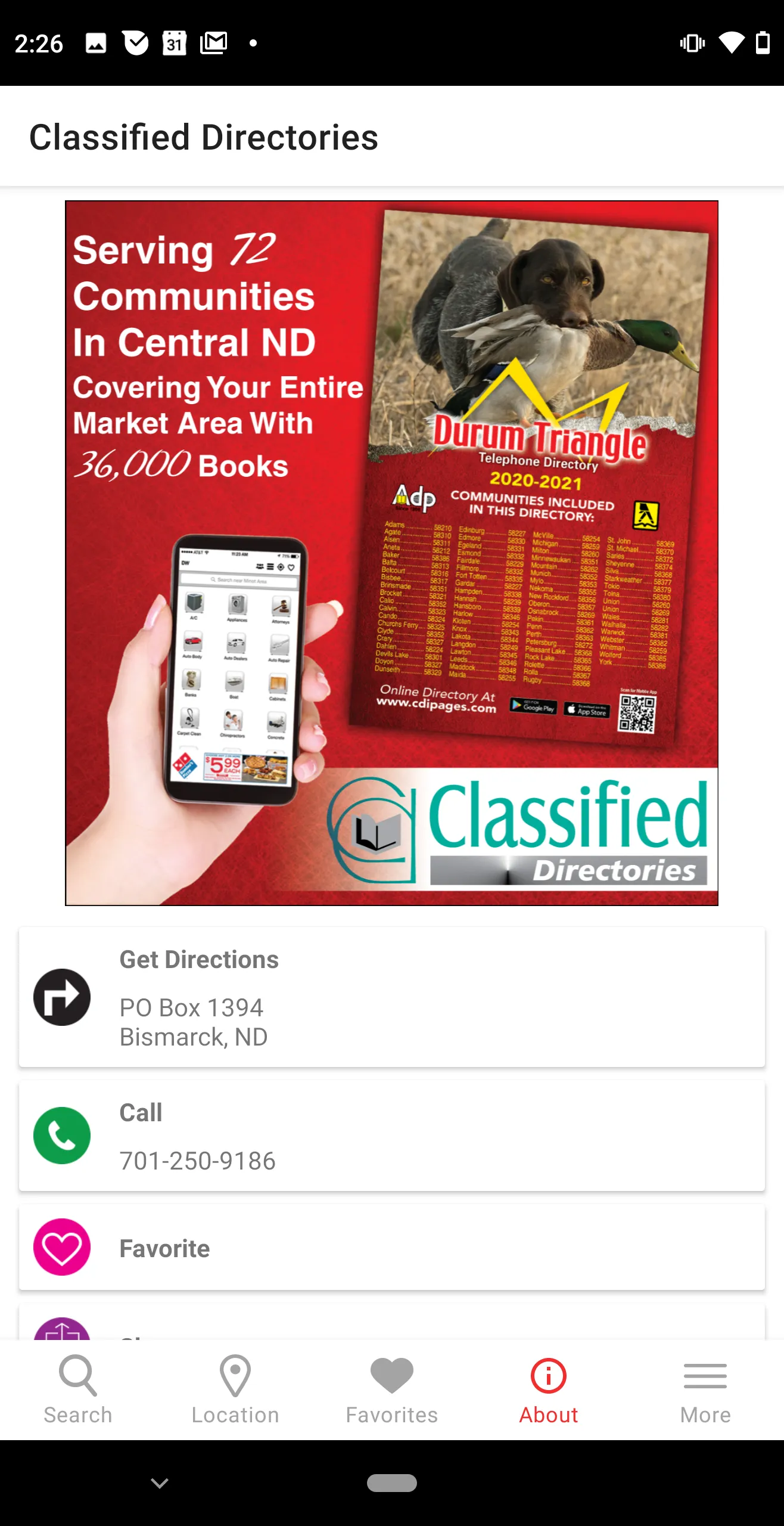 Durum Triangle Yellow Pages | Indus Appstore | Screenshot