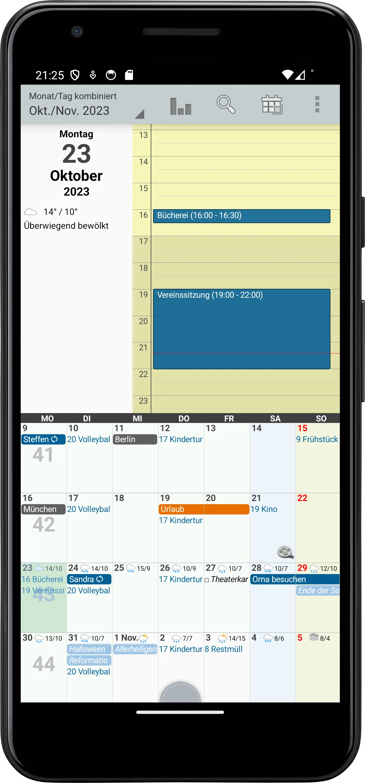 Personal Calendar lite | Indus Appstore | Screenshot