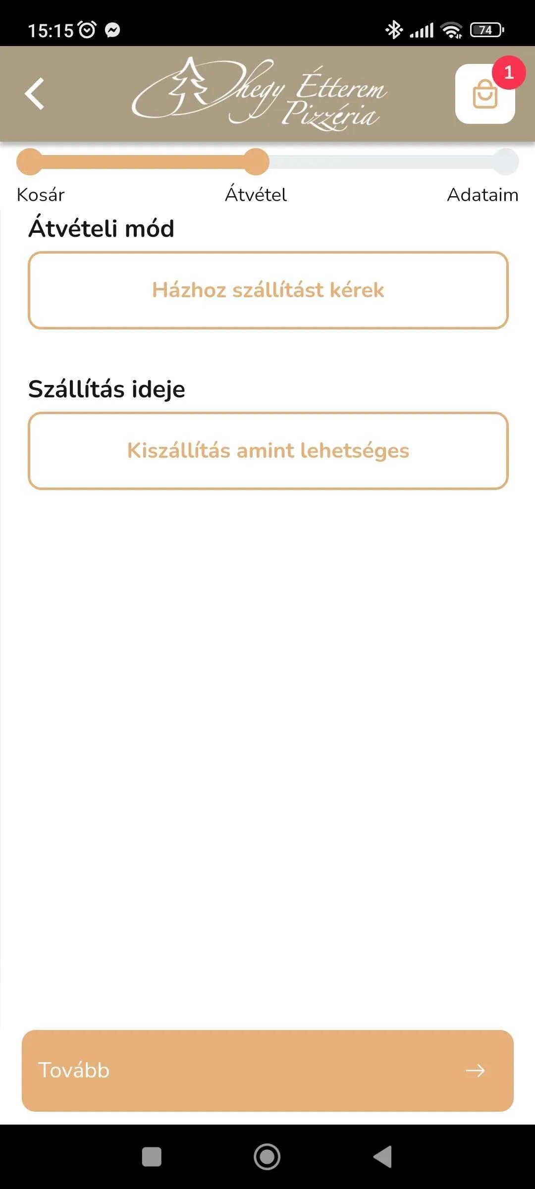 Óhegy Étterem Pizzéria | Indus Appstore | Screenshot