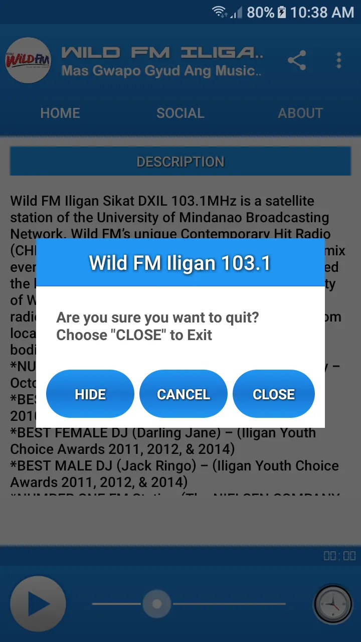 Wild FM Iligan 103.1 | Indus Appstore | Screenshot