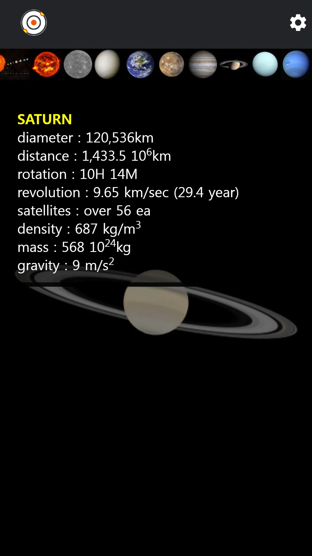 Solar System - 3D   Real Scale | Indus Appstore | Screenshot