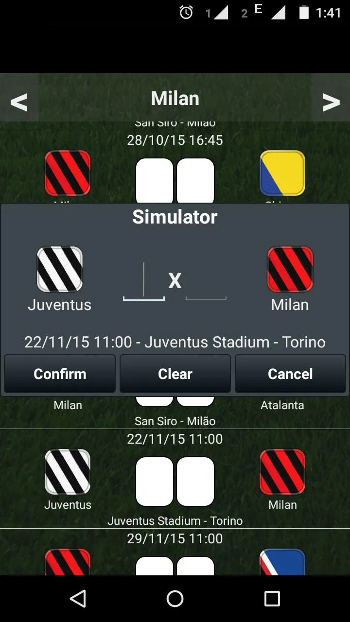 Table Italian League | Indus Appstore | Screenshot