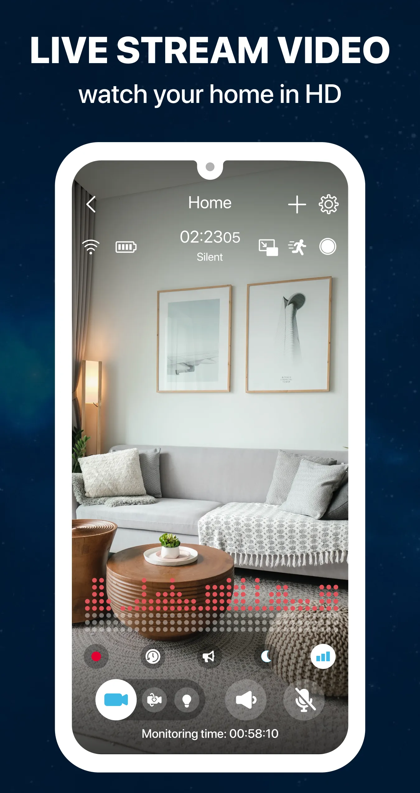 ZoomOn Home Security Camera | Indus Appstore | Screenshot