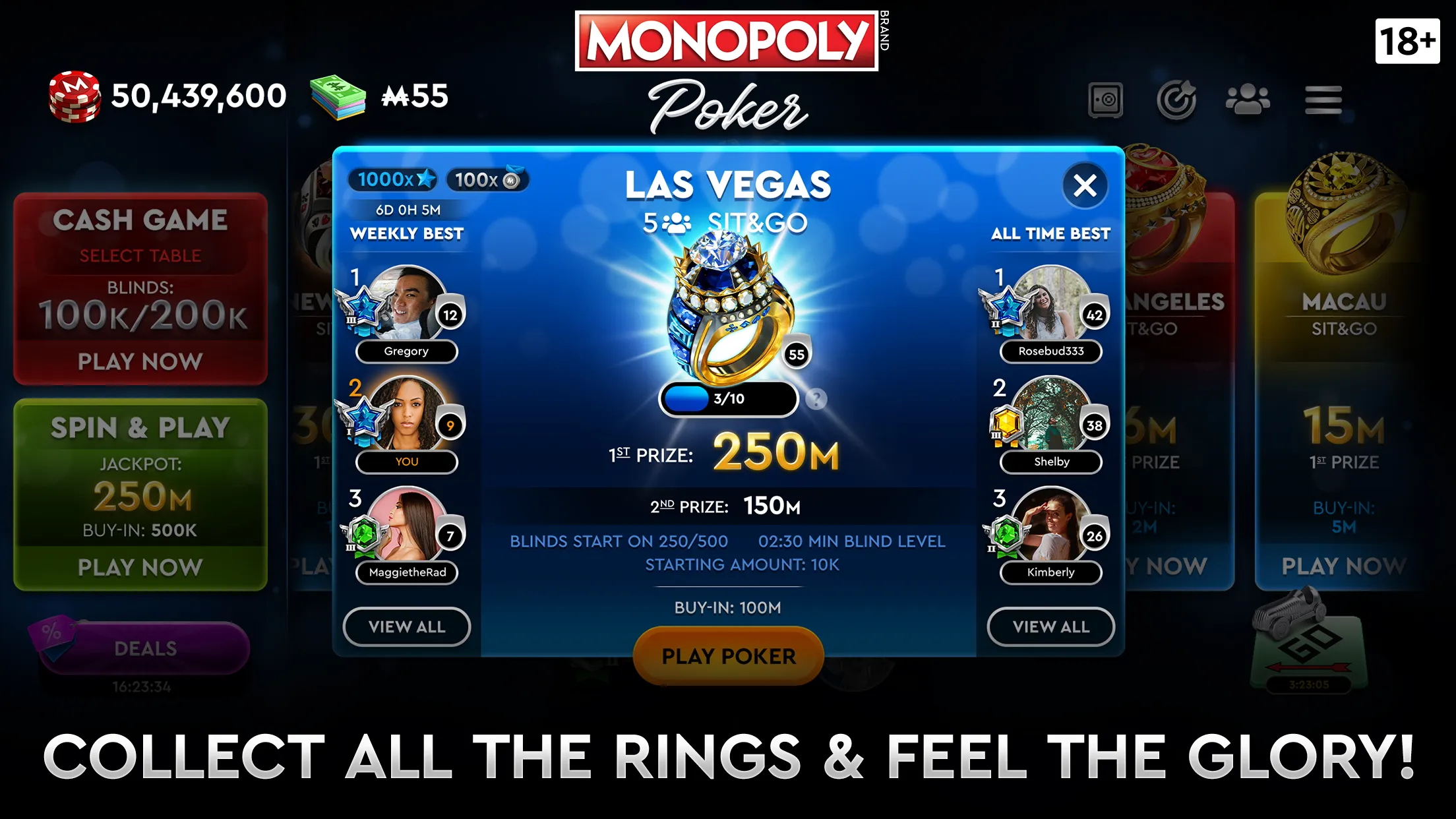 MONOPOLY Poker - Texas Holdem | Indus Appstore | Screenshot