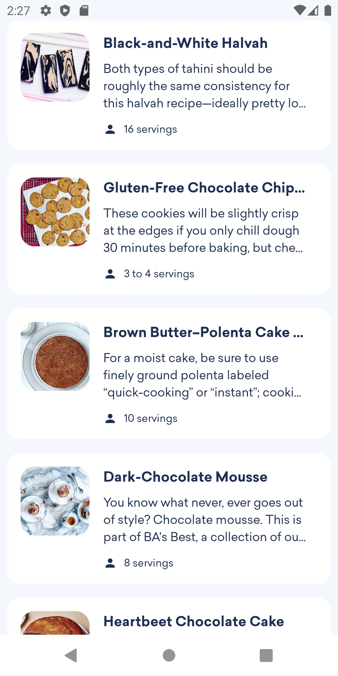 Gluten-Free Dessert Recipes | Indus Appstore | Screenshot