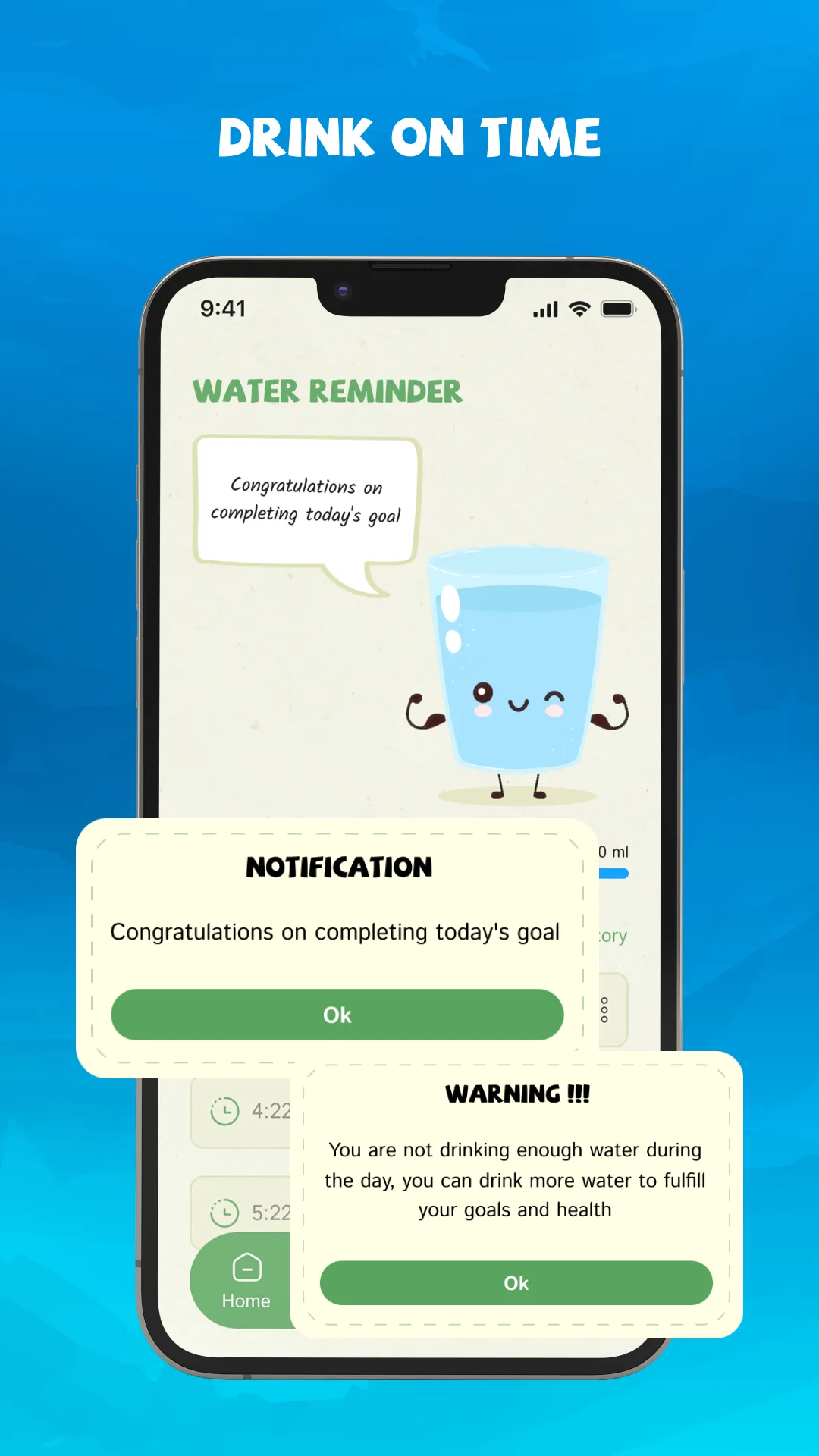 Drink Water Reminder & Tracker | Indus Appstore | Screenshot