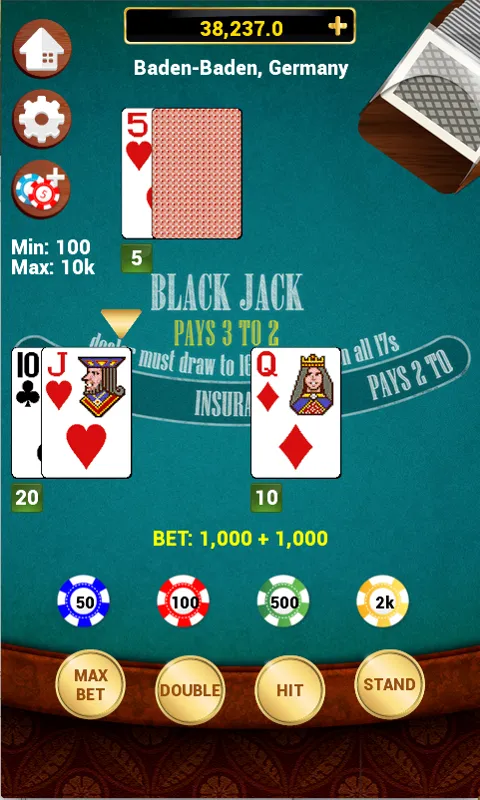 Blackjack 21 - Classic | Indus Appstore | Screenshot