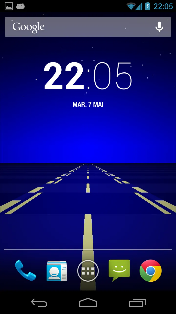 Retro Road Live Wallpaper | Indus Appstore | Screenshot