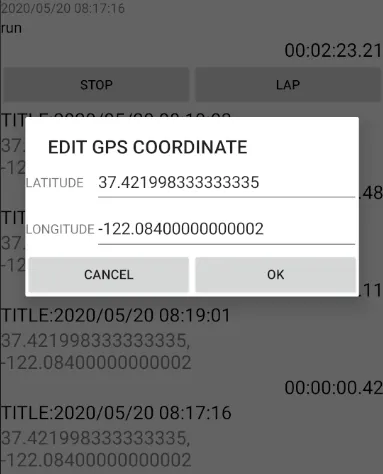 GPS Stopwatch and GPS Logger | Indus Appstore | Screenshot