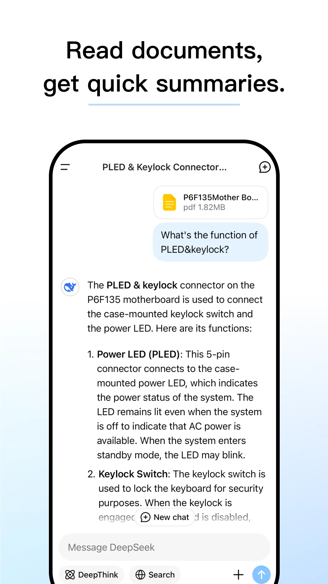 DeepSeek - AI Assistant | Indus Appstore | Screenshot