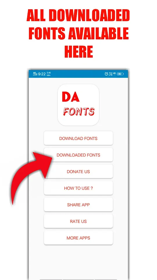 DA FONT'S | Indus Appstore | Screenshot