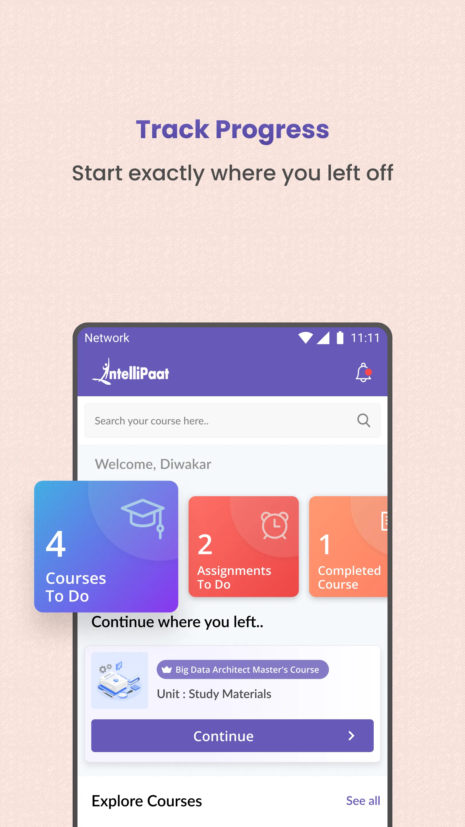 Intellipaat App | Indus Appstore | Screenshot