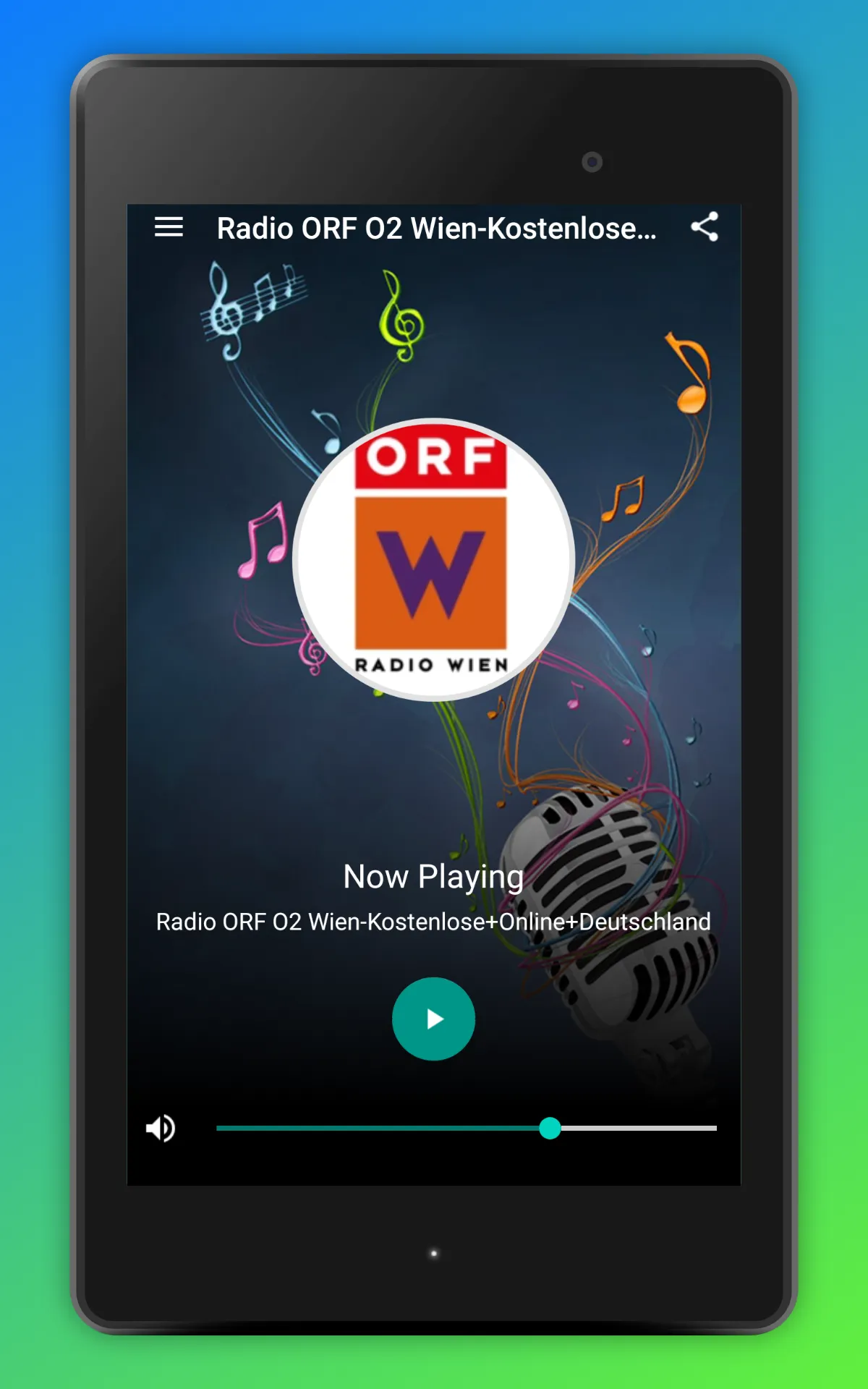 ORF Radio Wien App AT Online | Indus Appstore | Screenshot