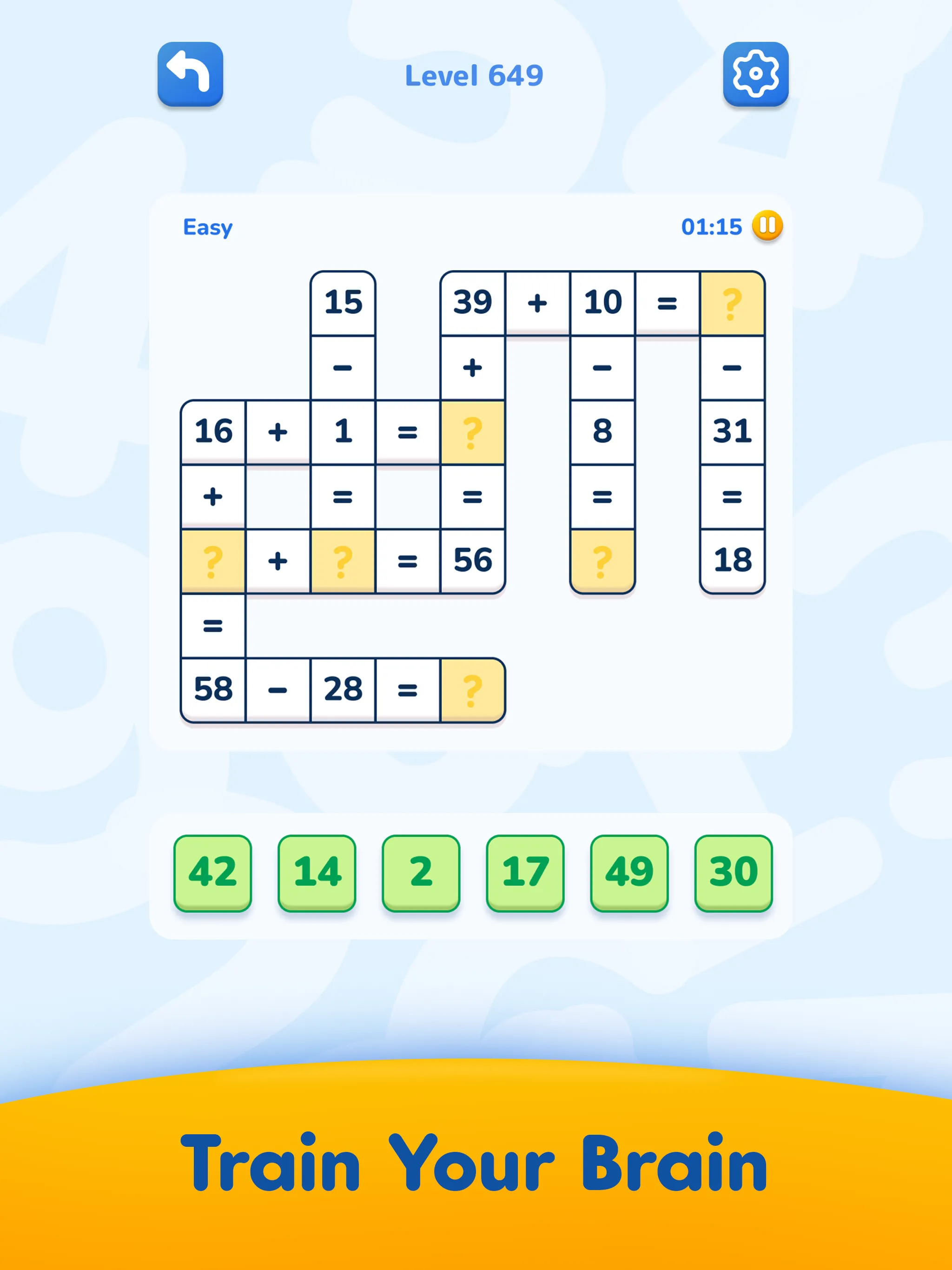 Math Crossword — Number puzzle | Indus Appstore | Screenshot