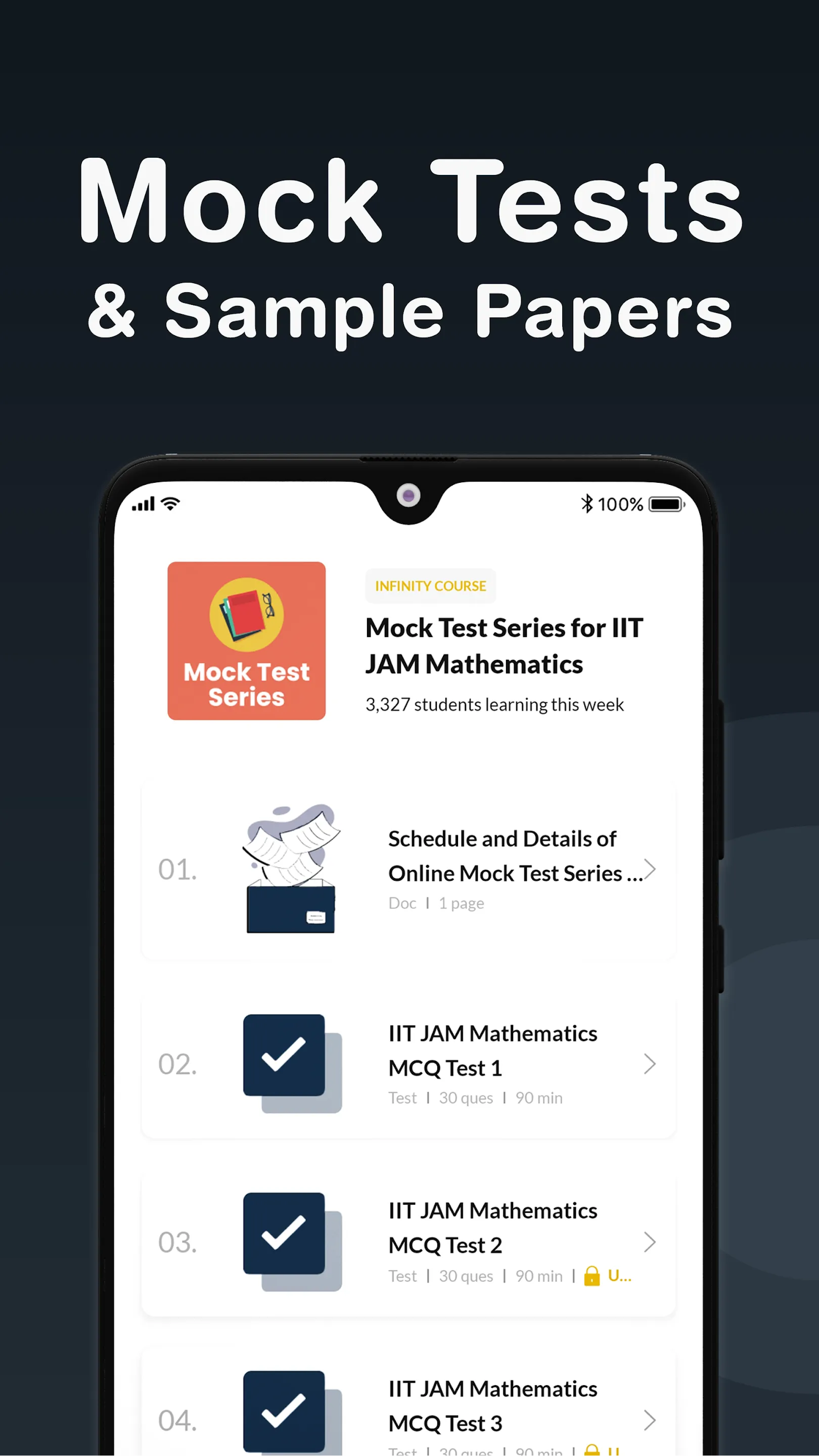 IIT JAM Mathematics Exam 2025 | Indus Appstore | Screenshot