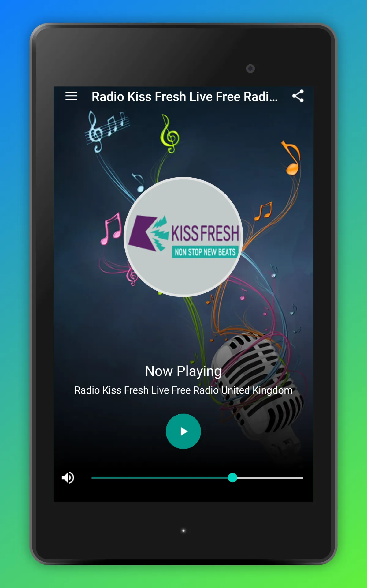 Kiss Fresh Radio App UK Online | Indus Appstore | Screenshot