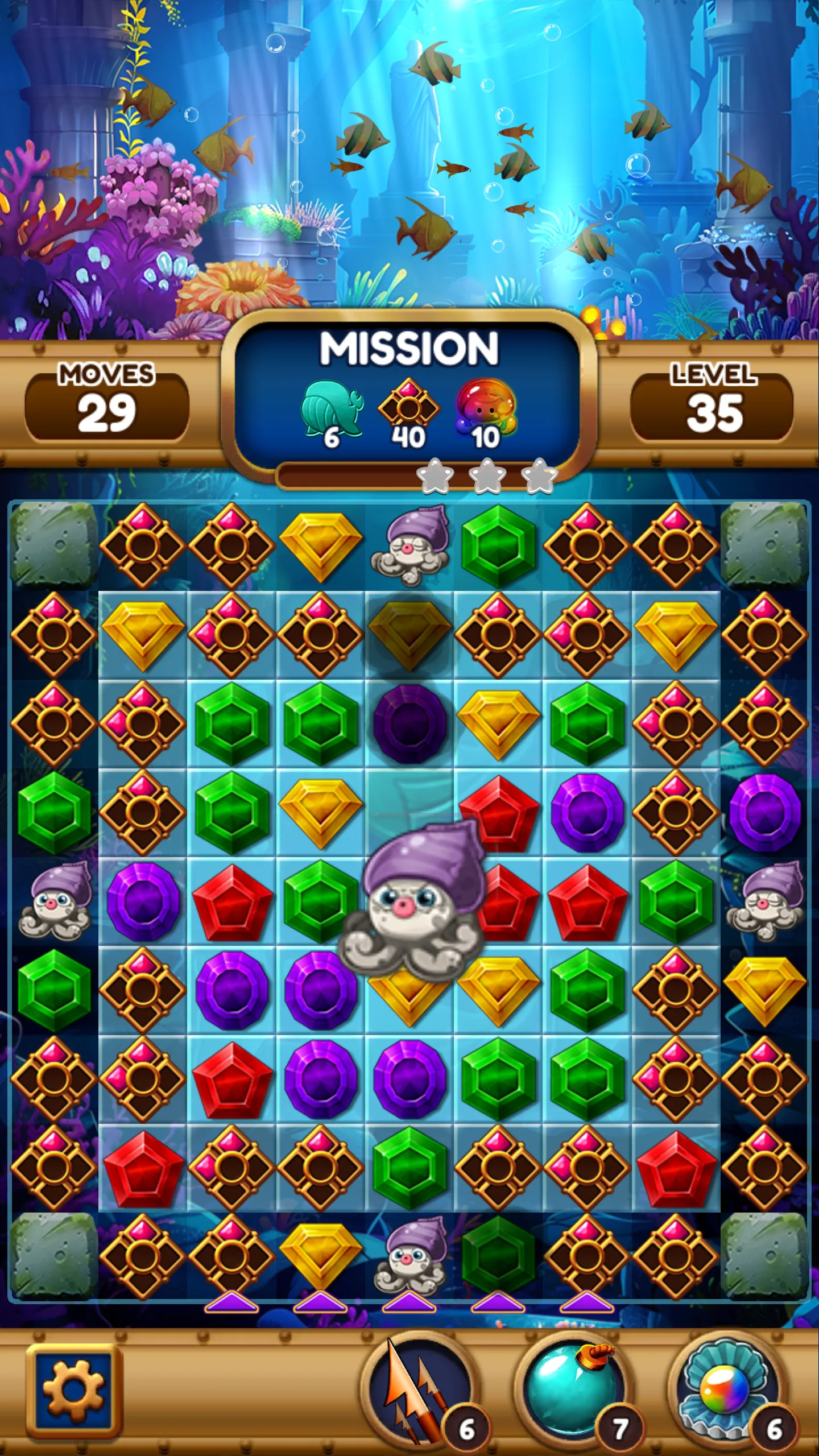 Jewel of Deep Sea: Match3 Game | Indus Appstore | Screenshot