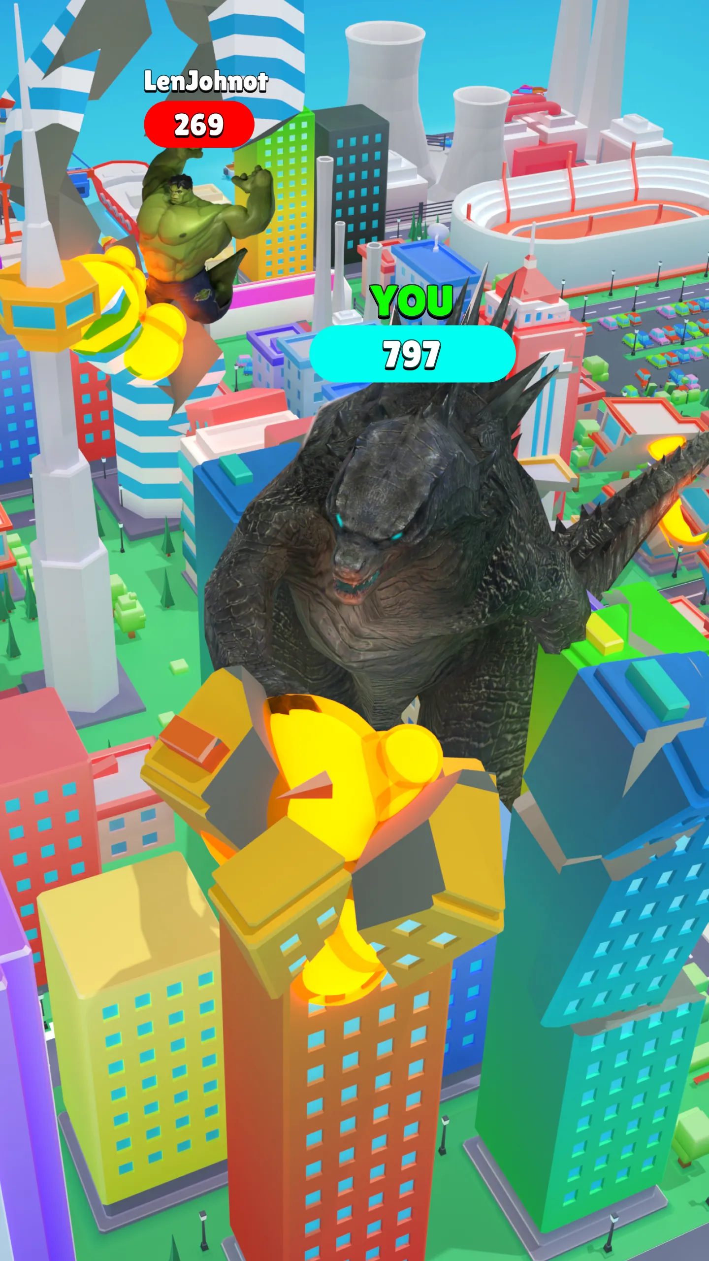 Crazy Kaiju 3D | Indus Appstore | Screenshot