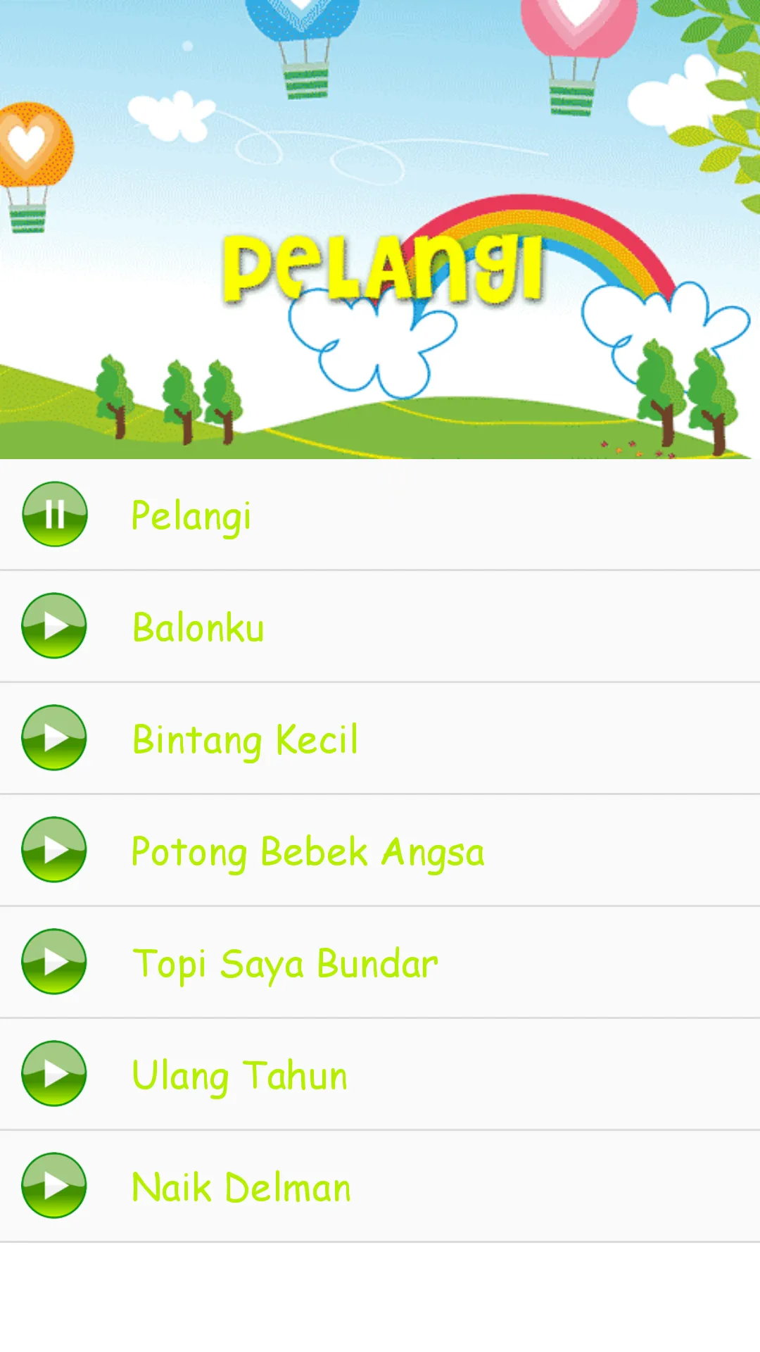 Kumpulan Lagu Anak-anak | Indus Appstore | Screenshot