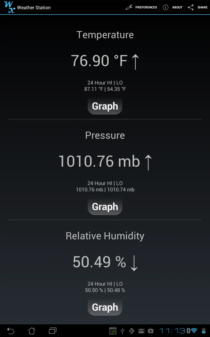 Weather Station | Indus Appstore | Screenshot