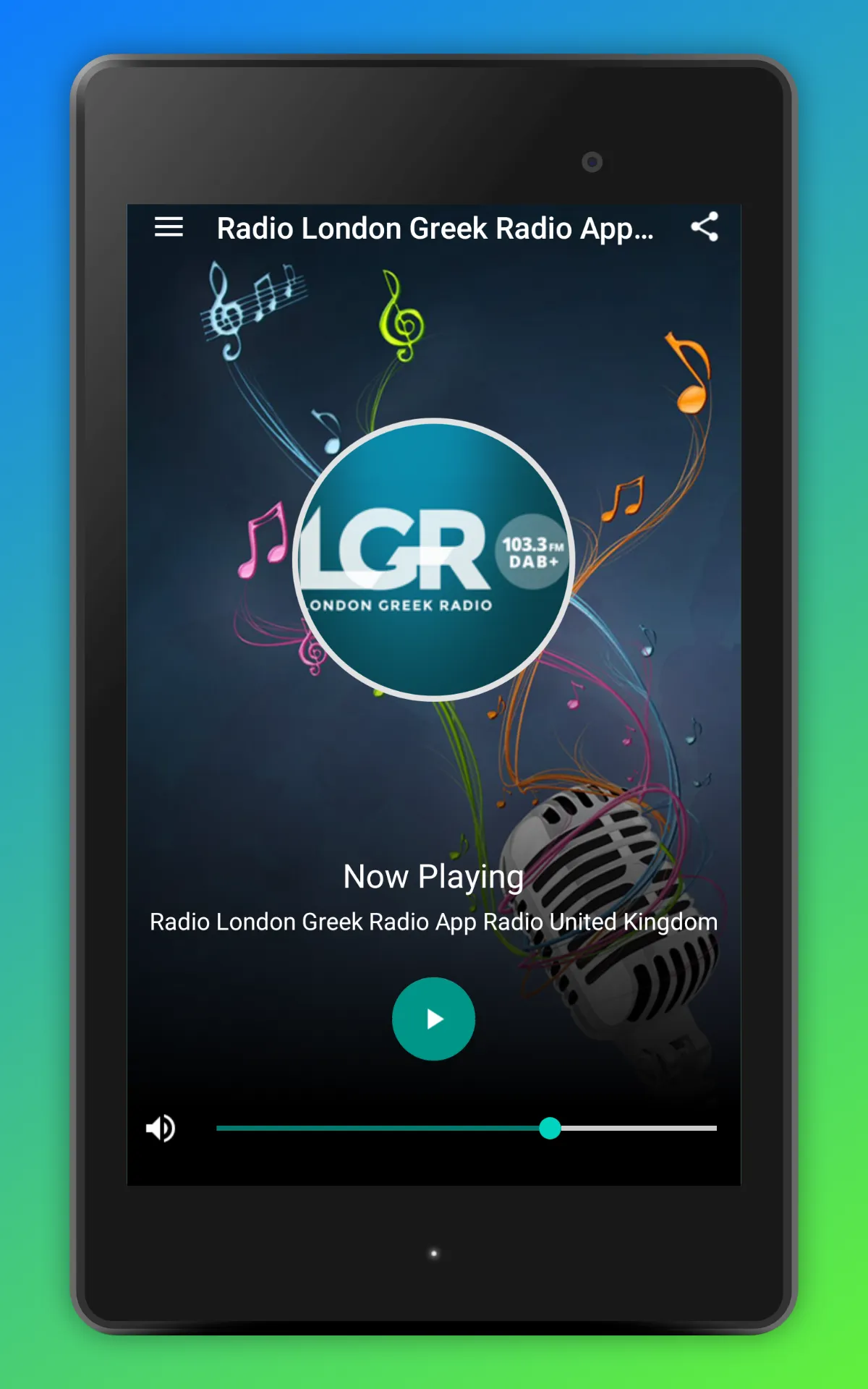 London Greek Radio App Online | Indus Appstore | Screenshot