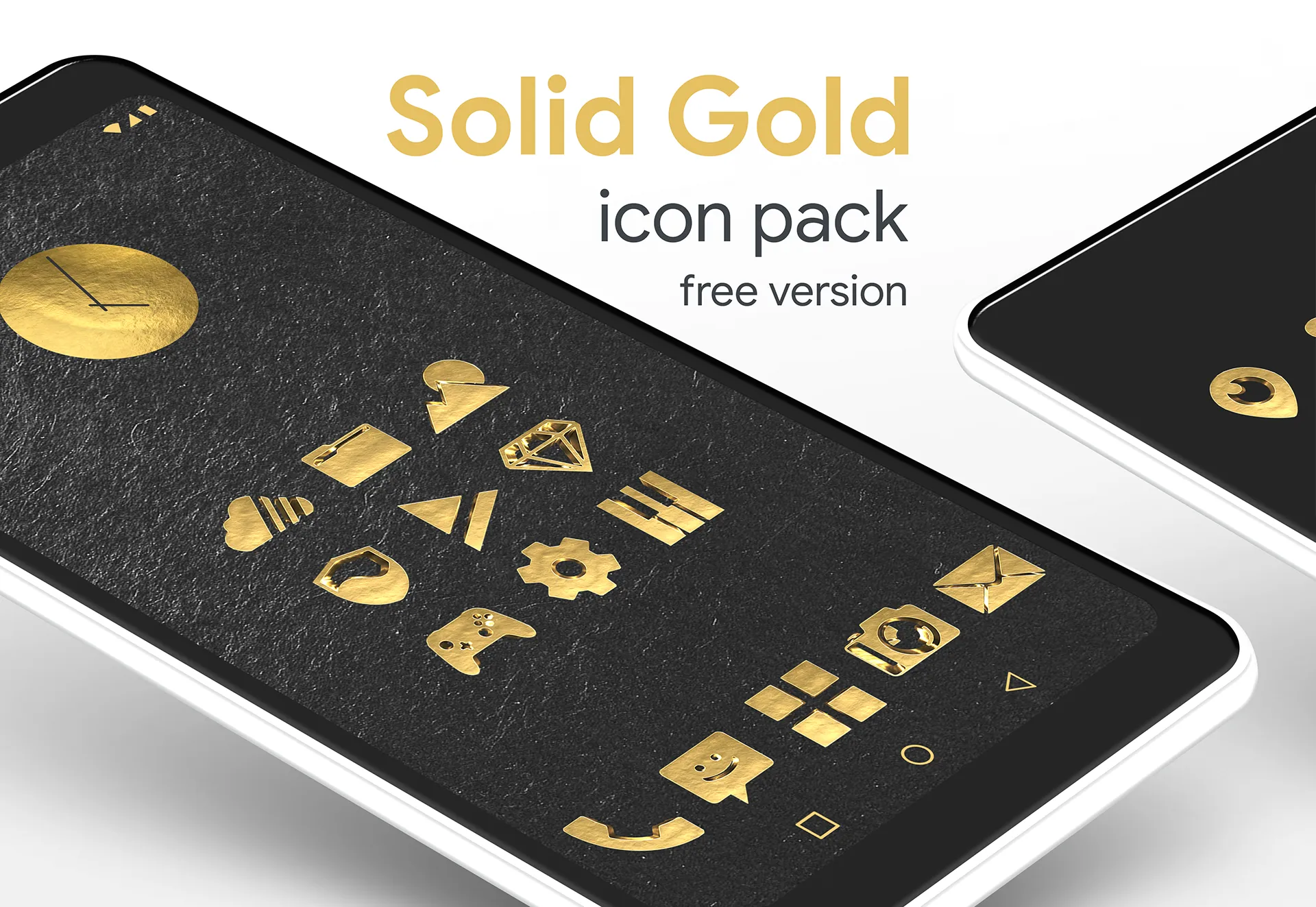 Solid Gold - Icon Pack | Indus Appstore | Screenshot