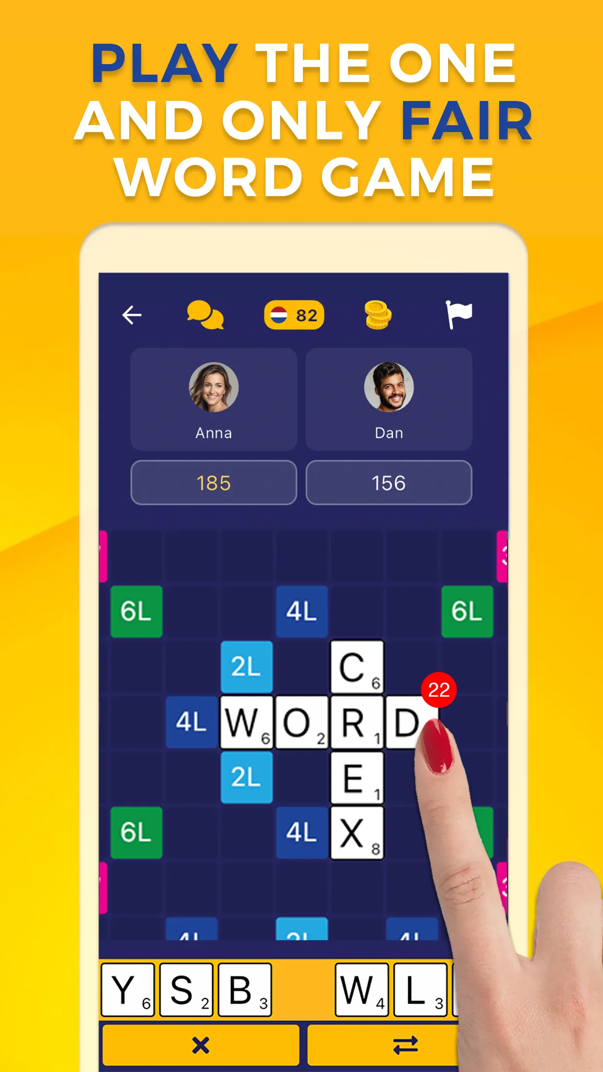 WordCrex - The fair word game | Indus Appstore | Screenshot