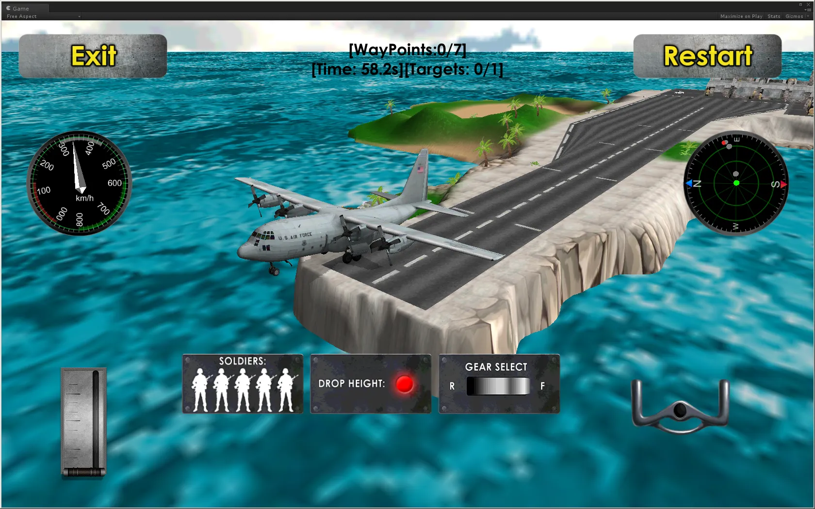 Flight Sim: Transport Plane 3D | Indus Appstore | Screenshot