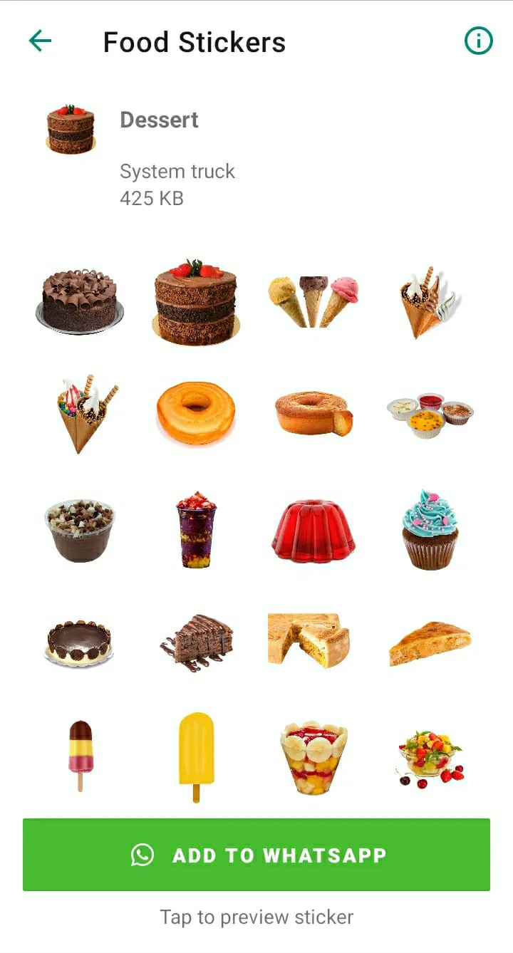 Food Stickers | Indus Appstore | Screenshot