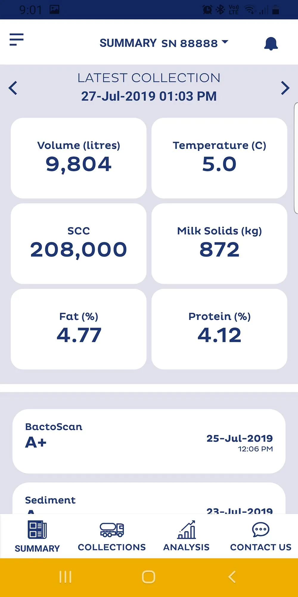 Miraka Milk Quality Analyser | Indus Appstore | Screenshot