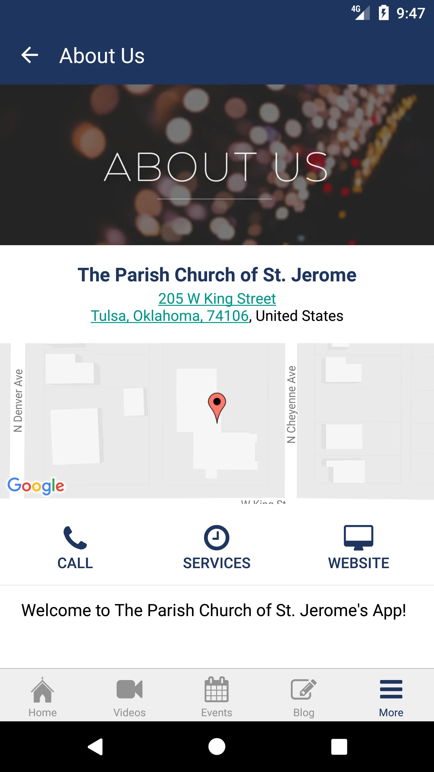 The Parish Church St. Jerome | Indus Appstore | Screenshot